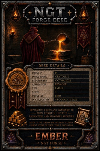 NGT Forge Deeds #14 artwork